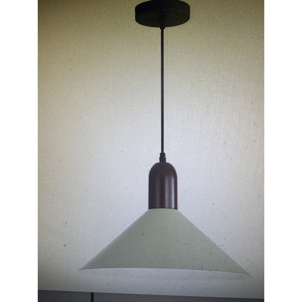 KCO Modern Cone Pendant Lighting  Beige and Gold Farmhouse Pendant Light
